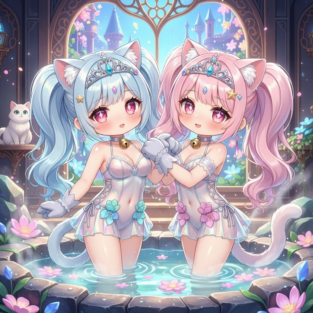 青ツイにゃん。ももツイにゃん