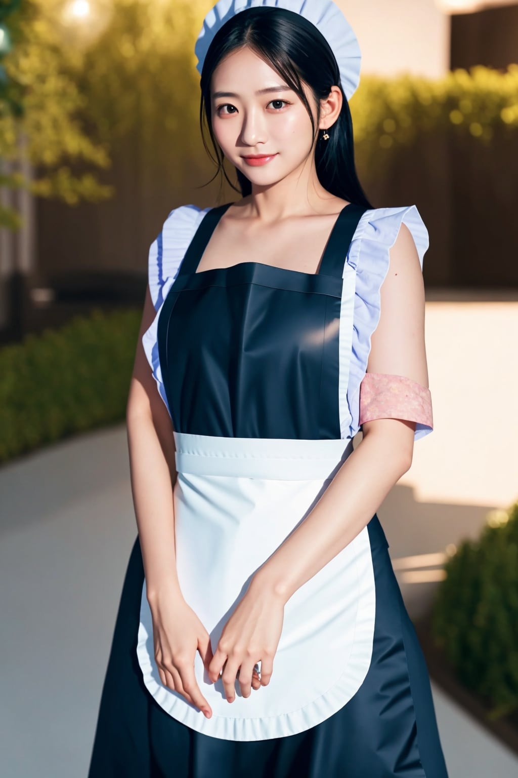 エプロンドレスのメイドさん