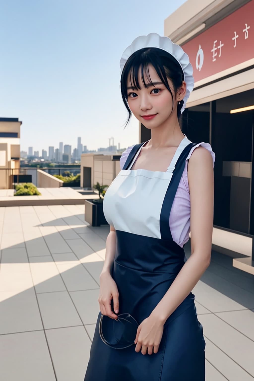 エプロンドレスのメイドさん