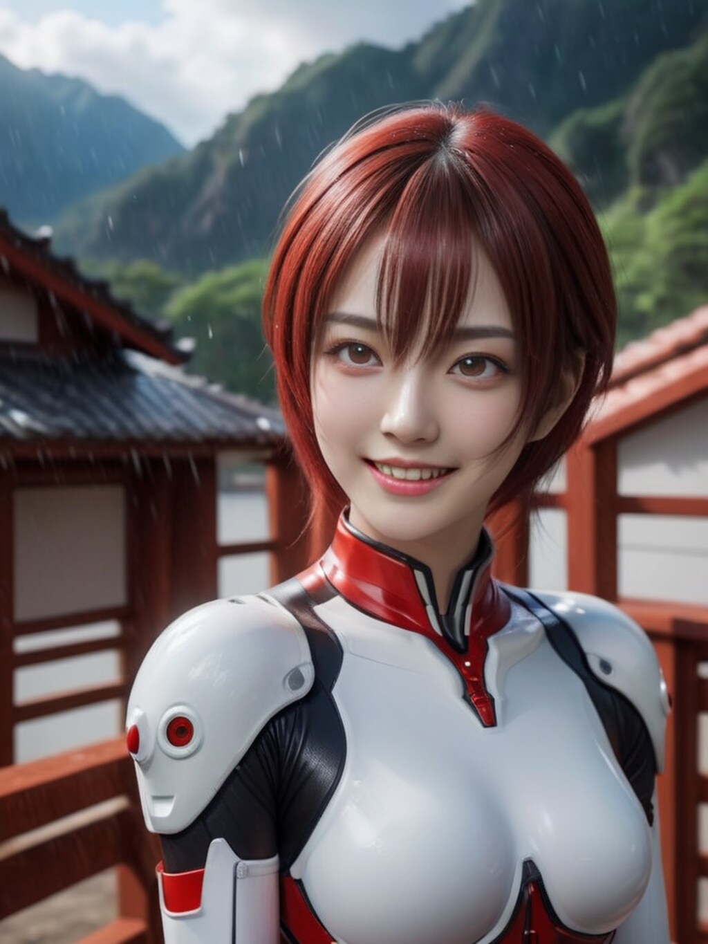 雨の日のコスプレ撮影会