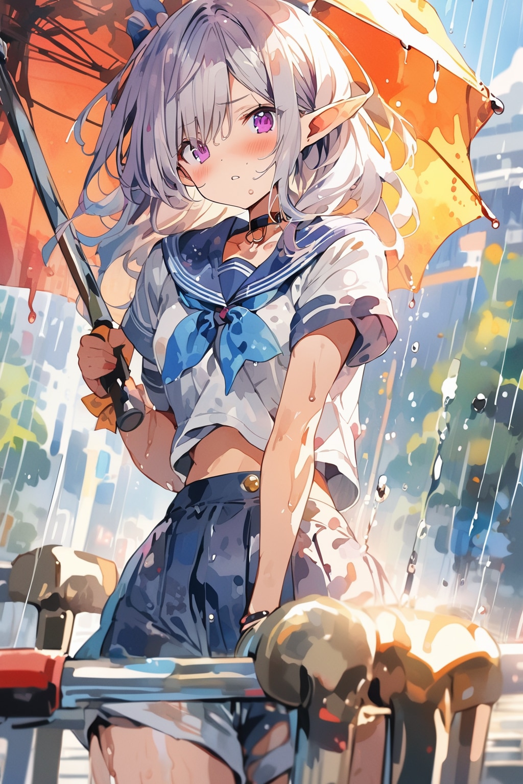 俄雨 | の人気AIイラスト・グラビア