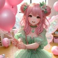 良い子の皆に風船を持ってきた風船の妖精でーす♡ あ、先生じゃないよ? 5枚目