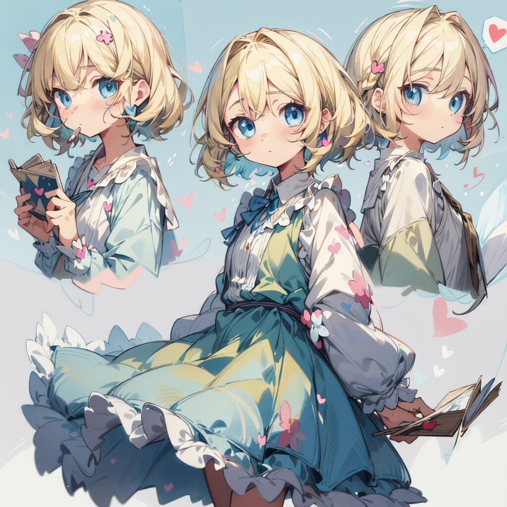 ラブレターで悩む少女