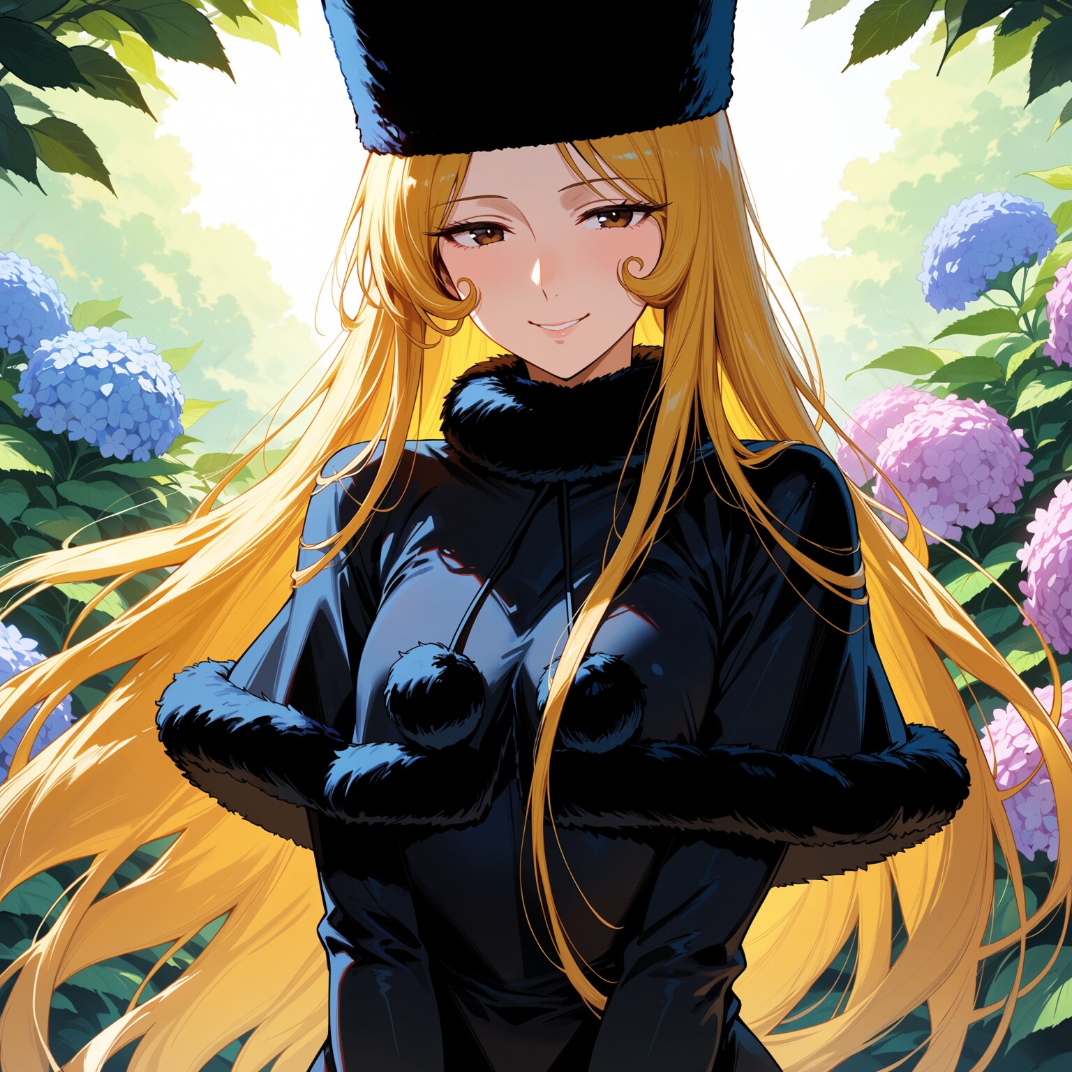 メーテルと紫陽花