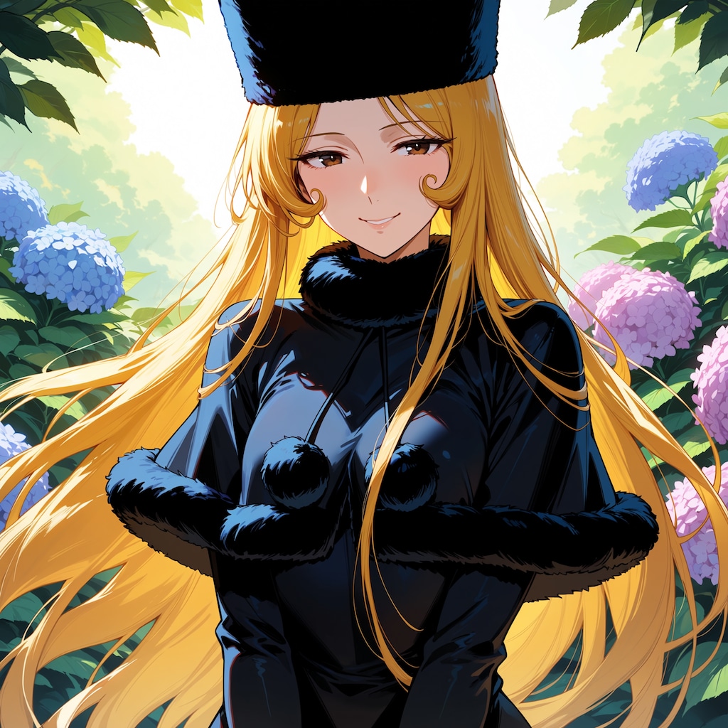 メーテルと紫陽花