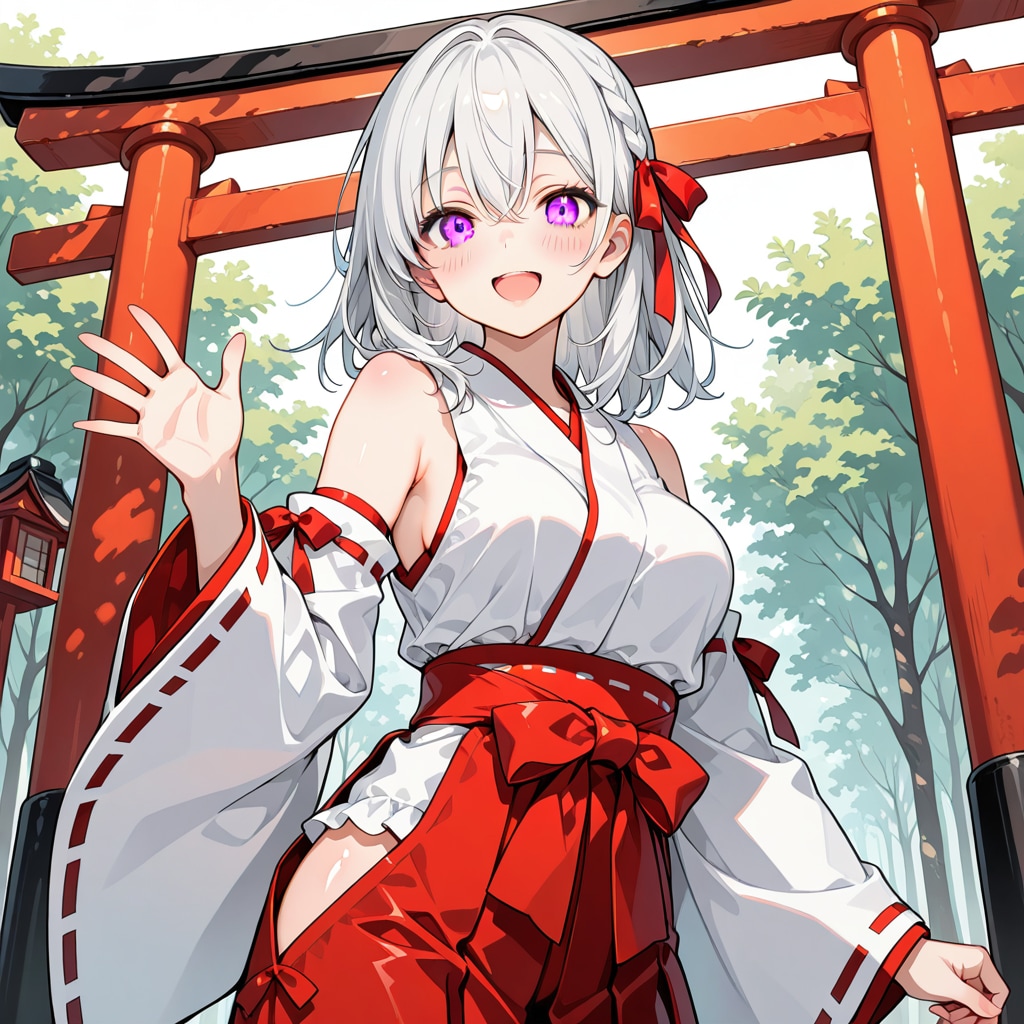 巫女さん | の人気AIイラスト・グラビア