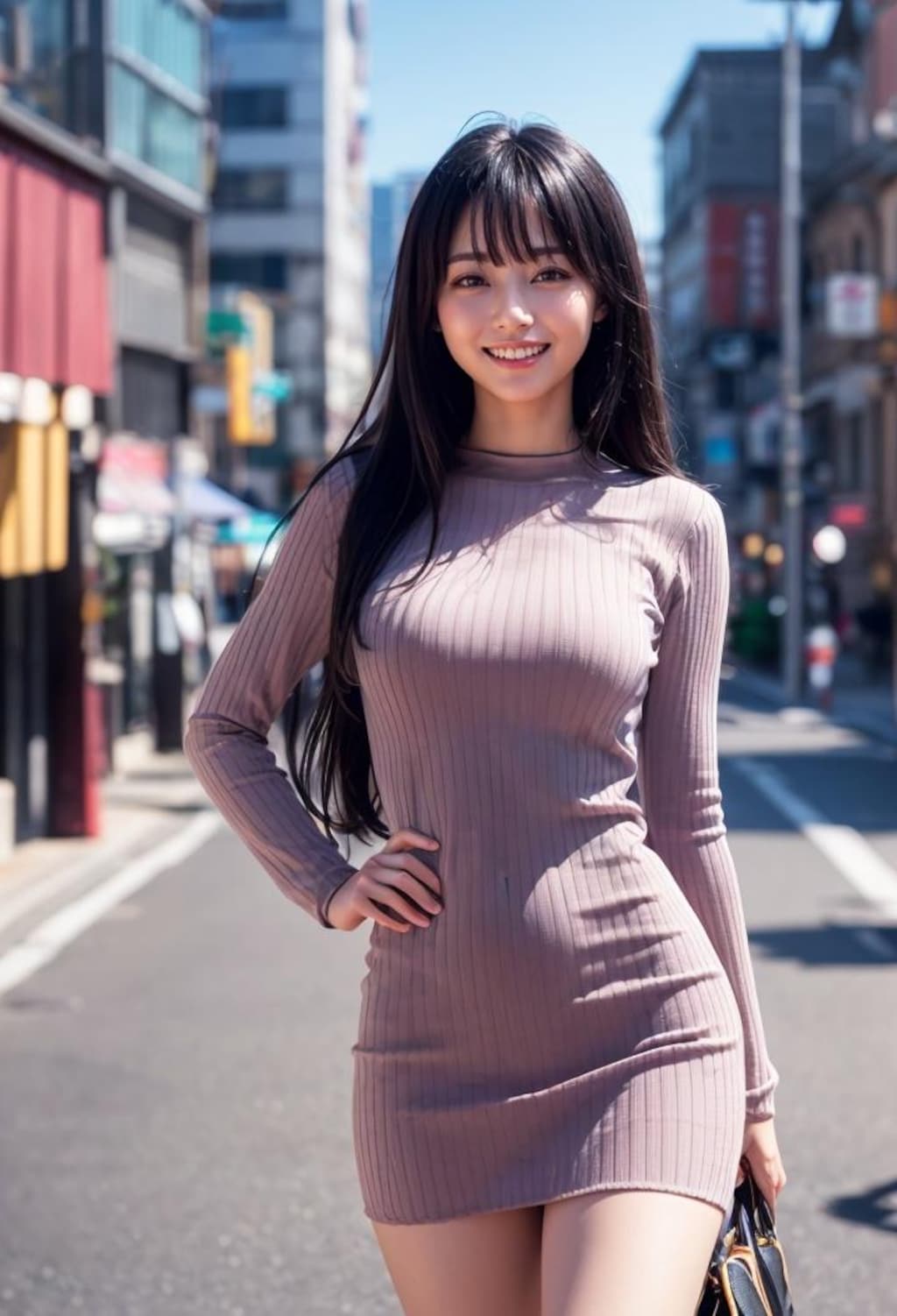 ニットの彼女