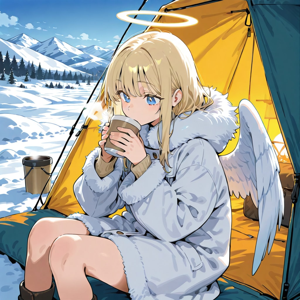 天使ちゃん高山地帯ソロキャンプ260319