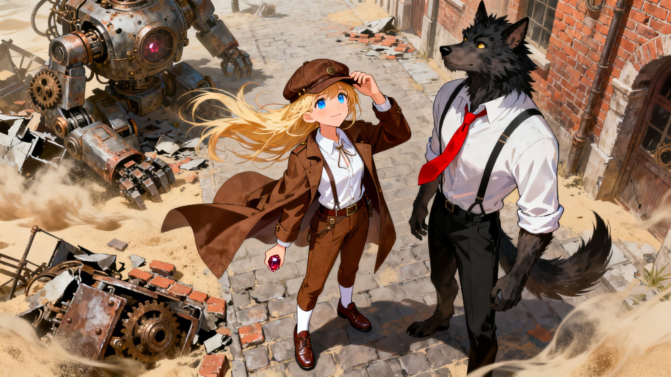 シャーロットVSバベル教授(結末) | の人気AIイラスト・グラビア