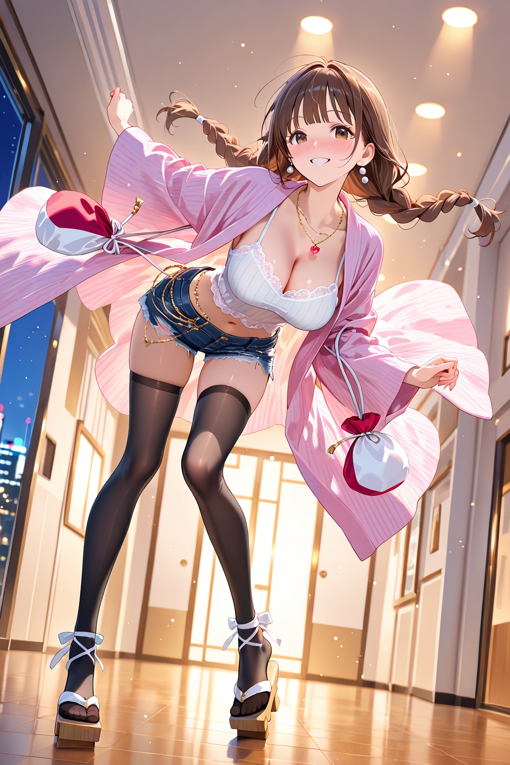 お出かけ準備完了っ♡　和テイストにキメちゃうお姉さん