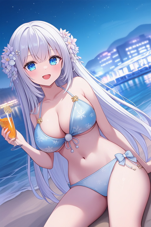 白髪ちゃんの夏休み🏖