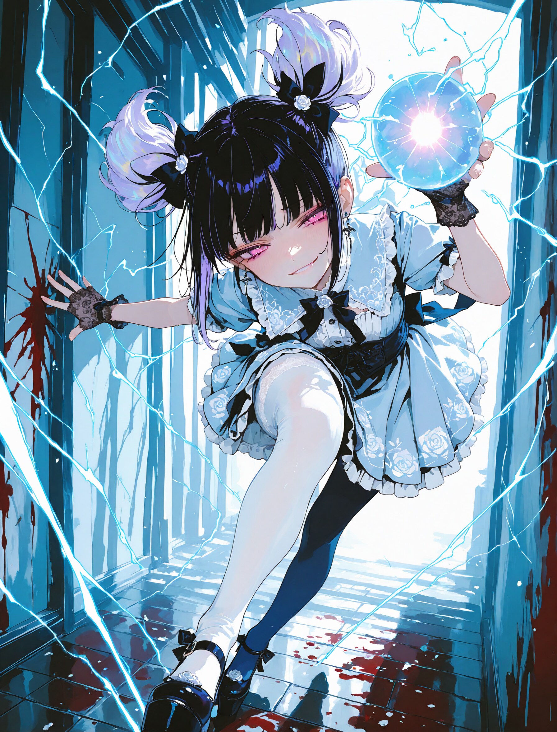 最後の標的をやっと見つけた系の魔女さん「みーつけたぁ❤」 | の人気AIイラスト・グラビア