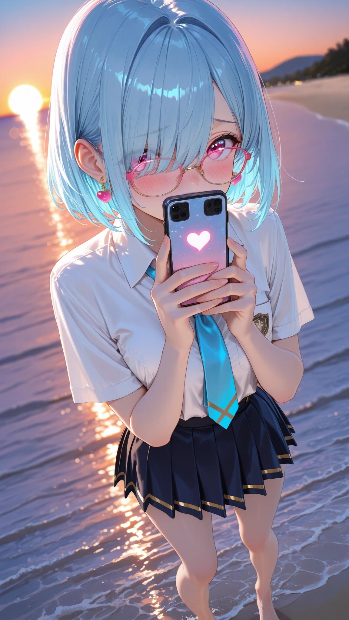一緒に写真、撮ろ？ | の人気AIイラスト・グラビア