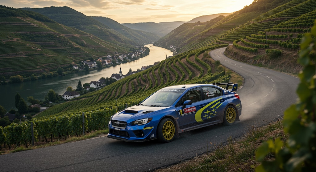 スバルWRXS4ラリーカー