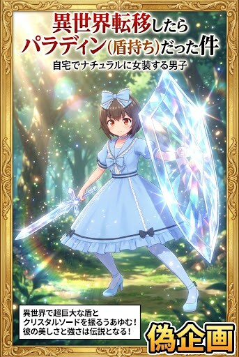 自宅でナチュラルに女装する男子　異世界転移