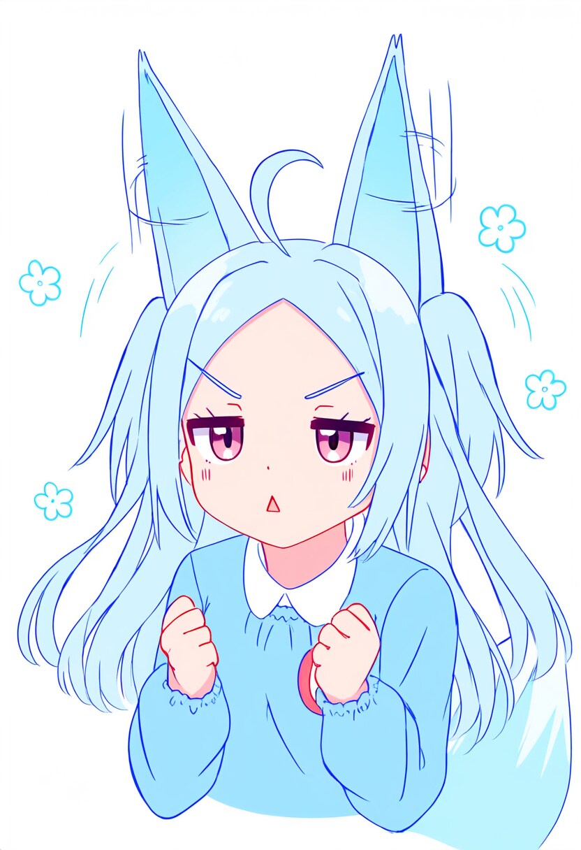 お耳ぴょこぴょこ