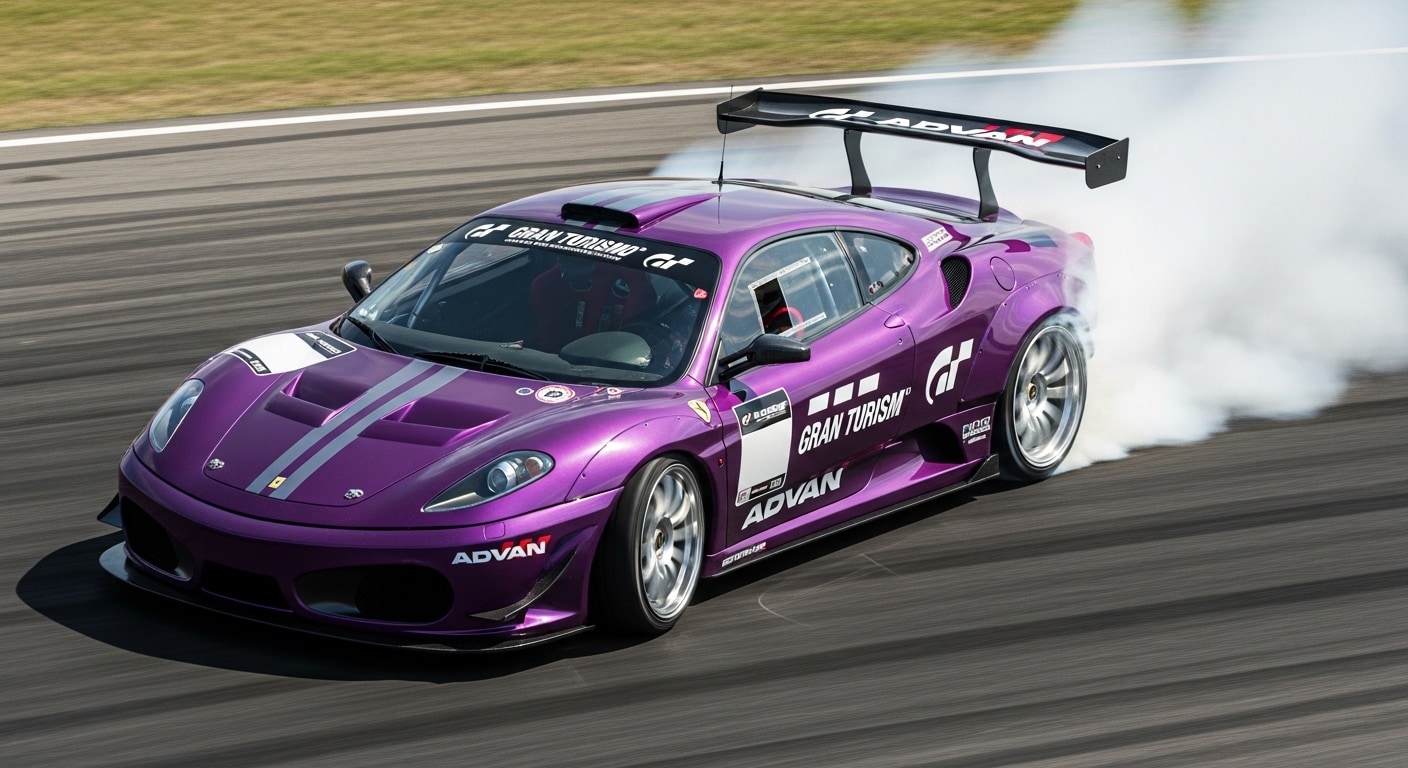 グランツーリスモフェラーリ430のドリ車 | の人気AIイラスト・グラビア