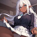 制服褐色エルフ 2枚目