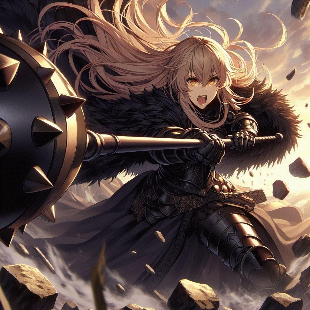 ブロンドの女騎士さん672