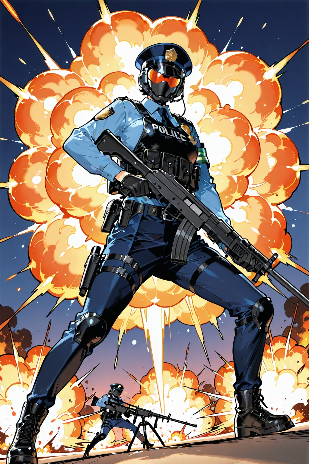 警察より自衛官って感じだな | の人気AIイラスト・グラビア