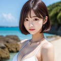 👙水着(モノキニ風) 4枚目