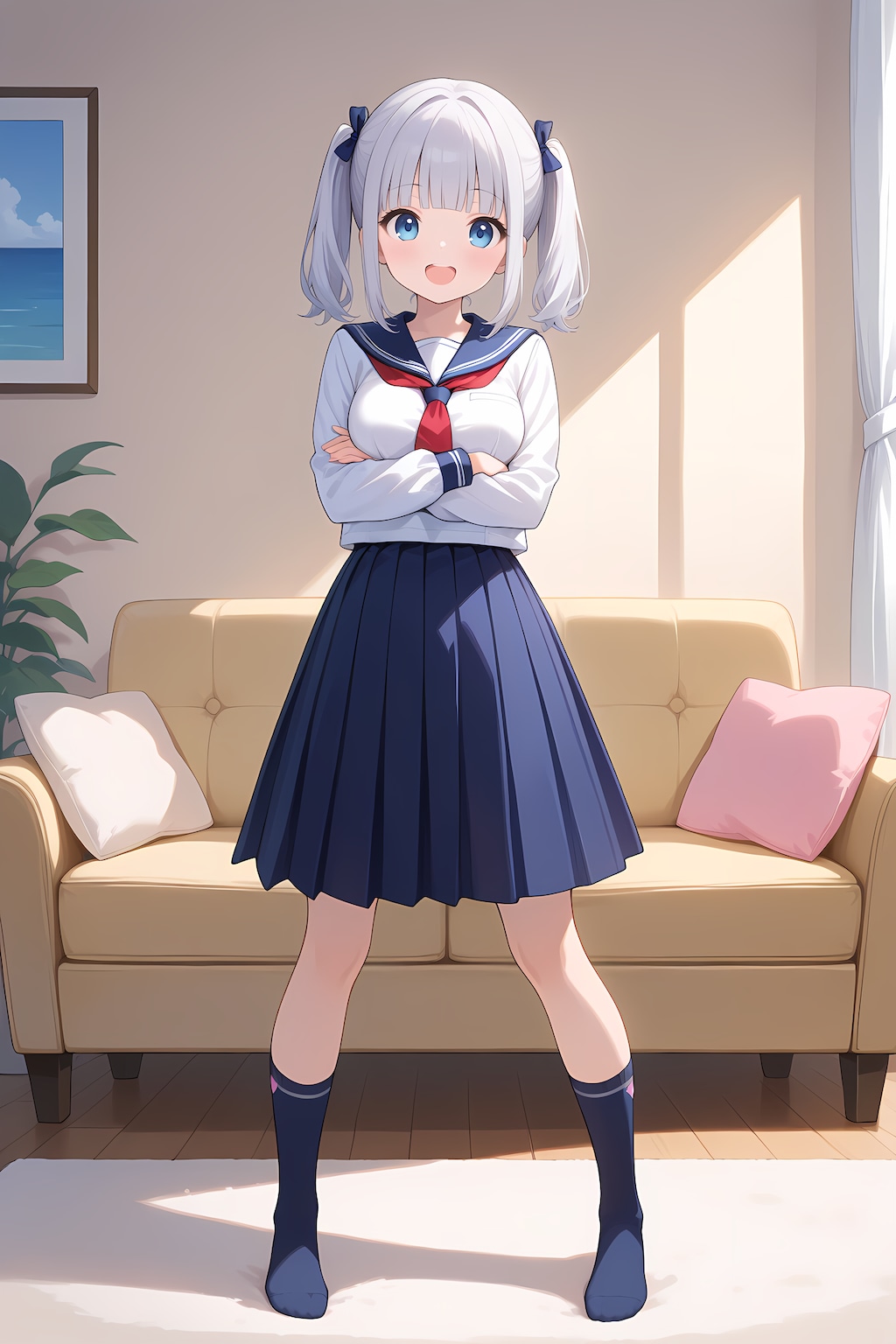 久々なツインテール