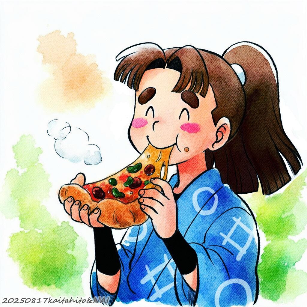 休日はピザに限る