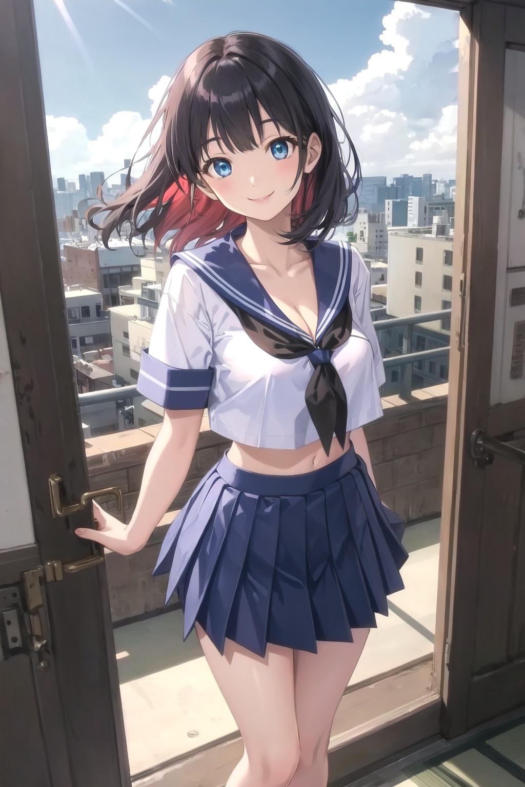 港の見える丘にて　〜制服のある風景〜