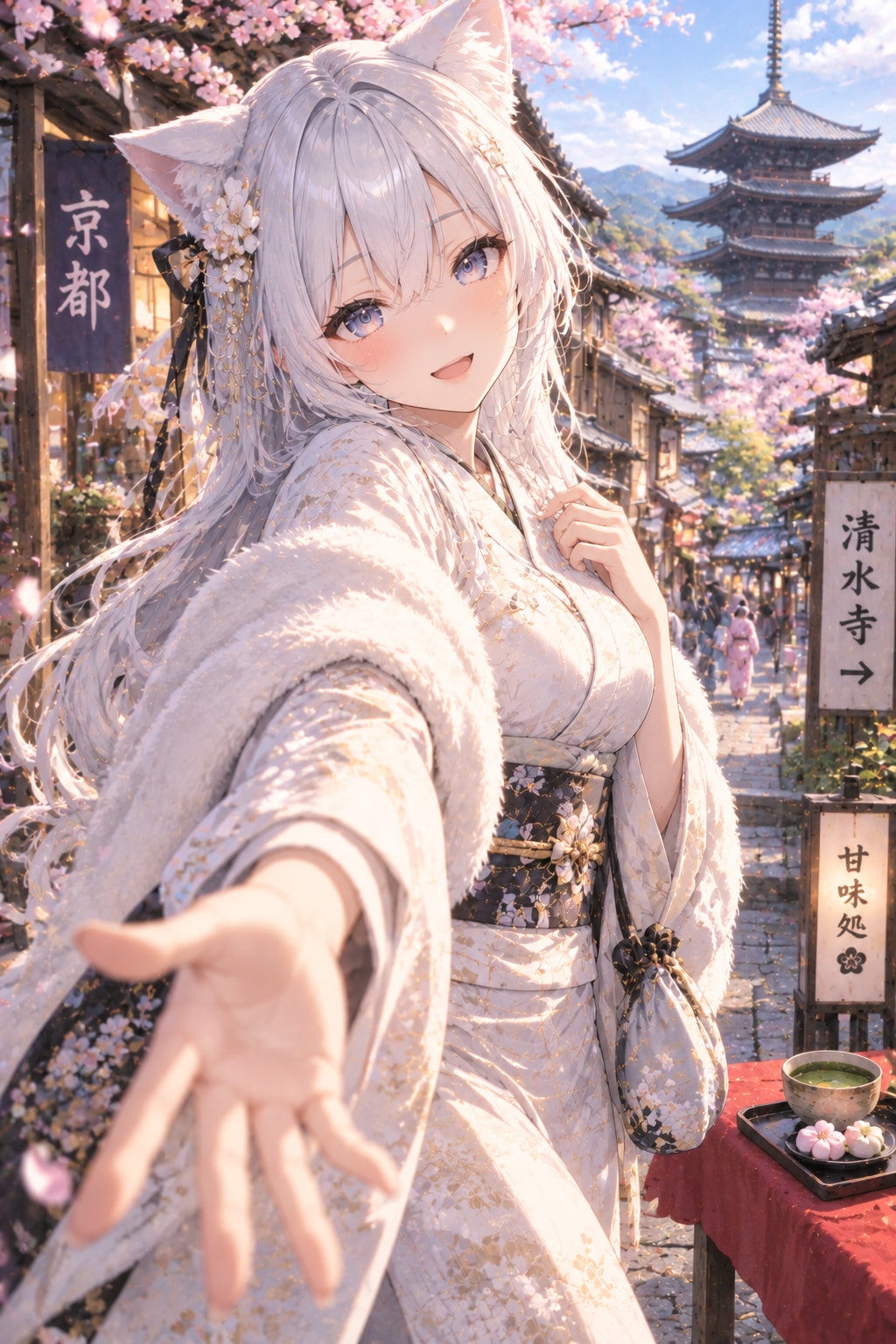 京都、ふたり旅⛩️🤍 | の人気AIイラスト・グラビア
