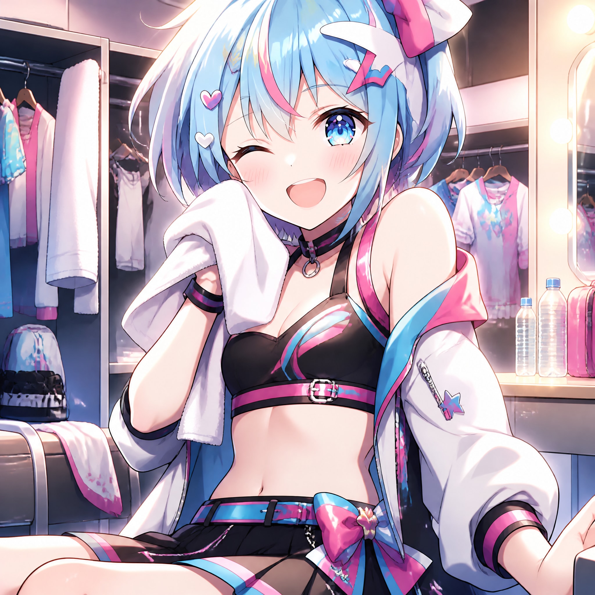タオル（９）3時のアイドル　GPTimages2.0