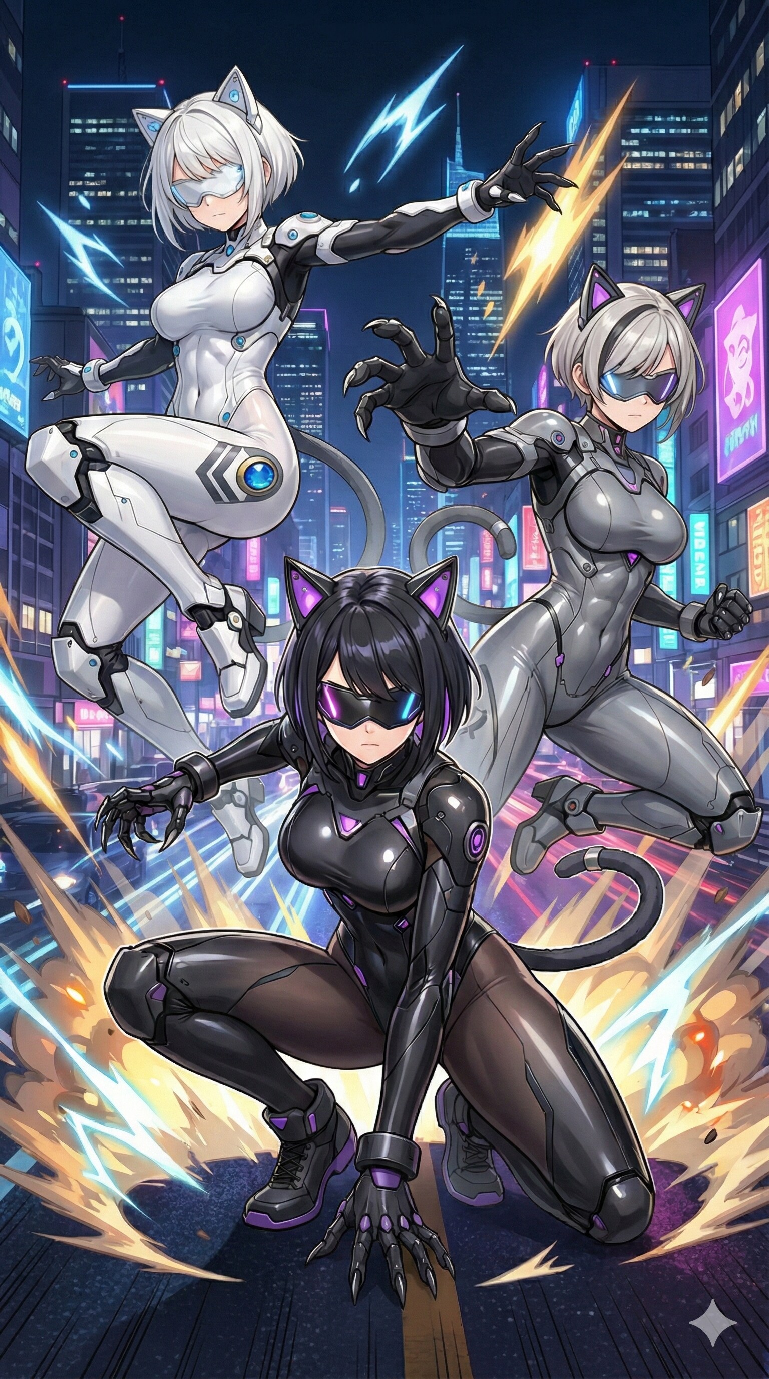 襲来！猫娘サイボーグ部隊！！