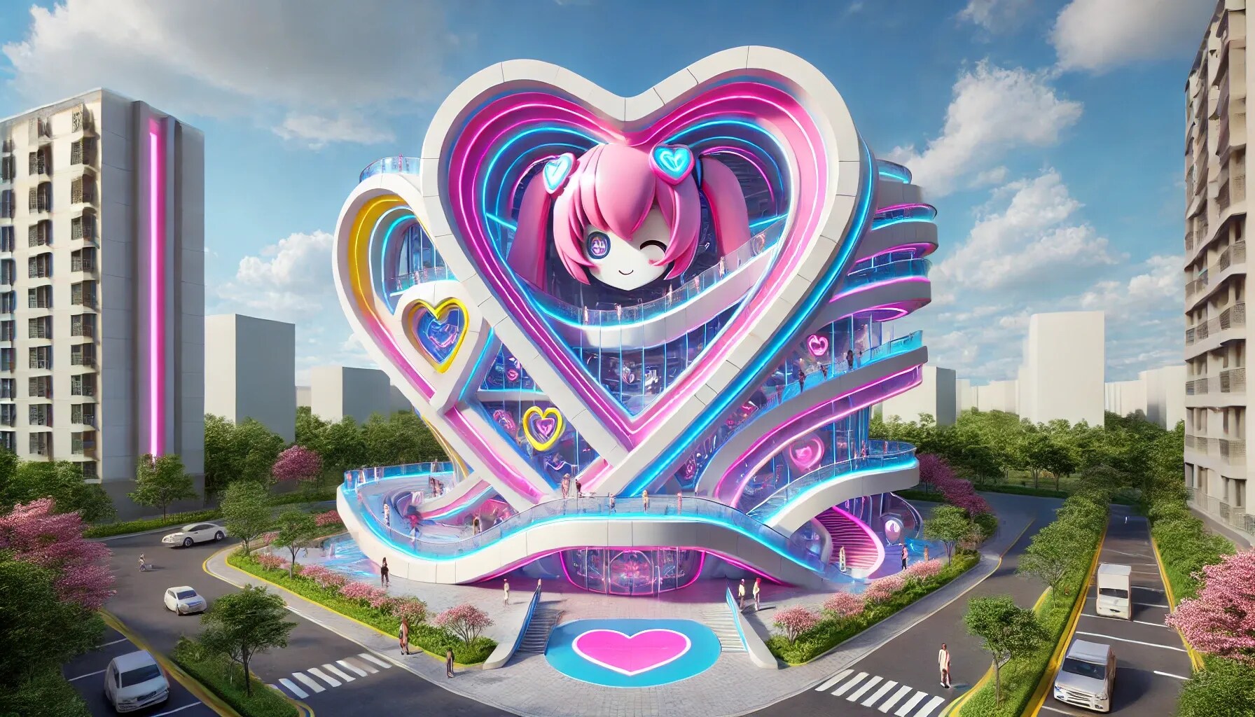 大人のデパート　近未来版 | の人気AIイラスト・グラビア