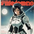 宇宙服ファッション雑誌の表紙 3枚目