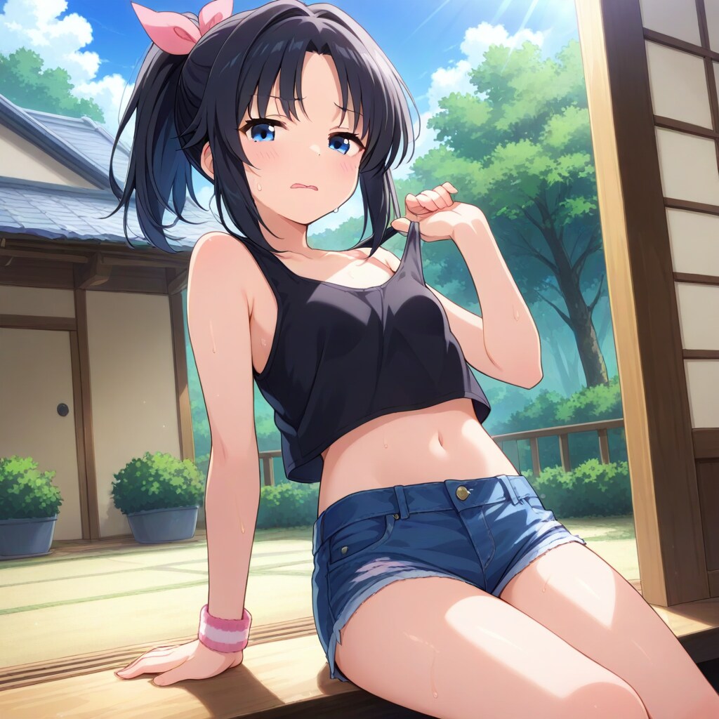 暑くてやってらんないね♡