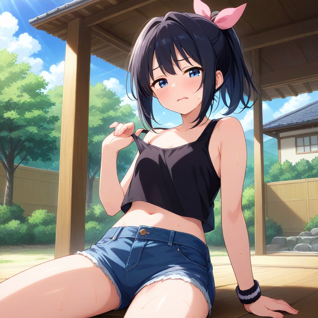 暑くてやってらんないね♡