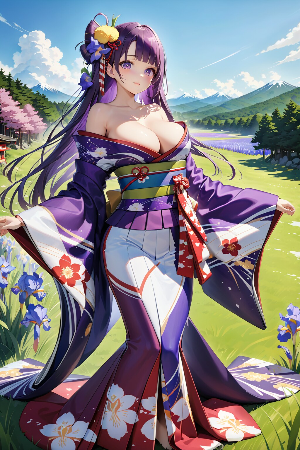 アヤメ娘 | の人気AIイラスト・グラビア