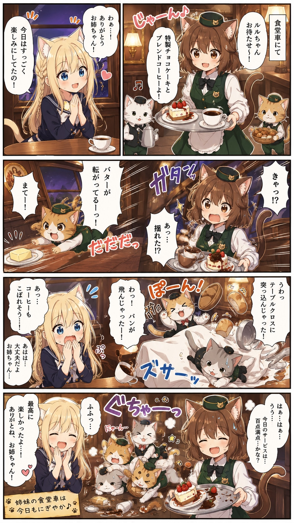 猫ちゃん食堂車