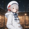 冬のナイトカフェテラス 5枚目