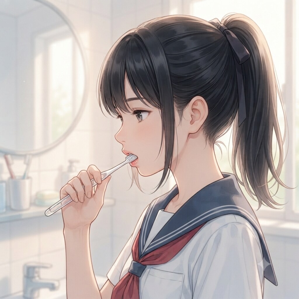ハミガキ少女 | の人気AIイラスト・グラビア