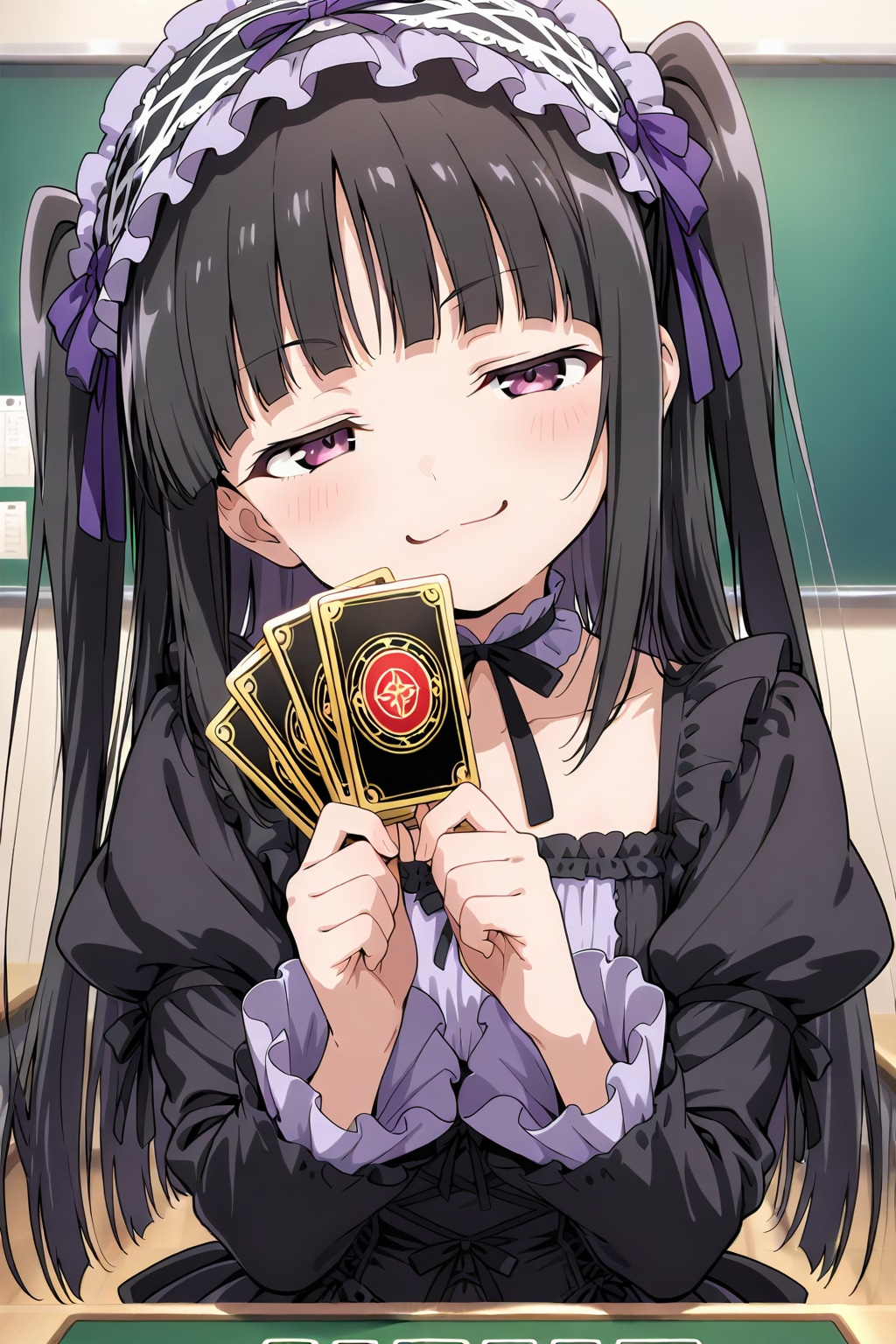 トレーディングカードゲームでドヤ顔