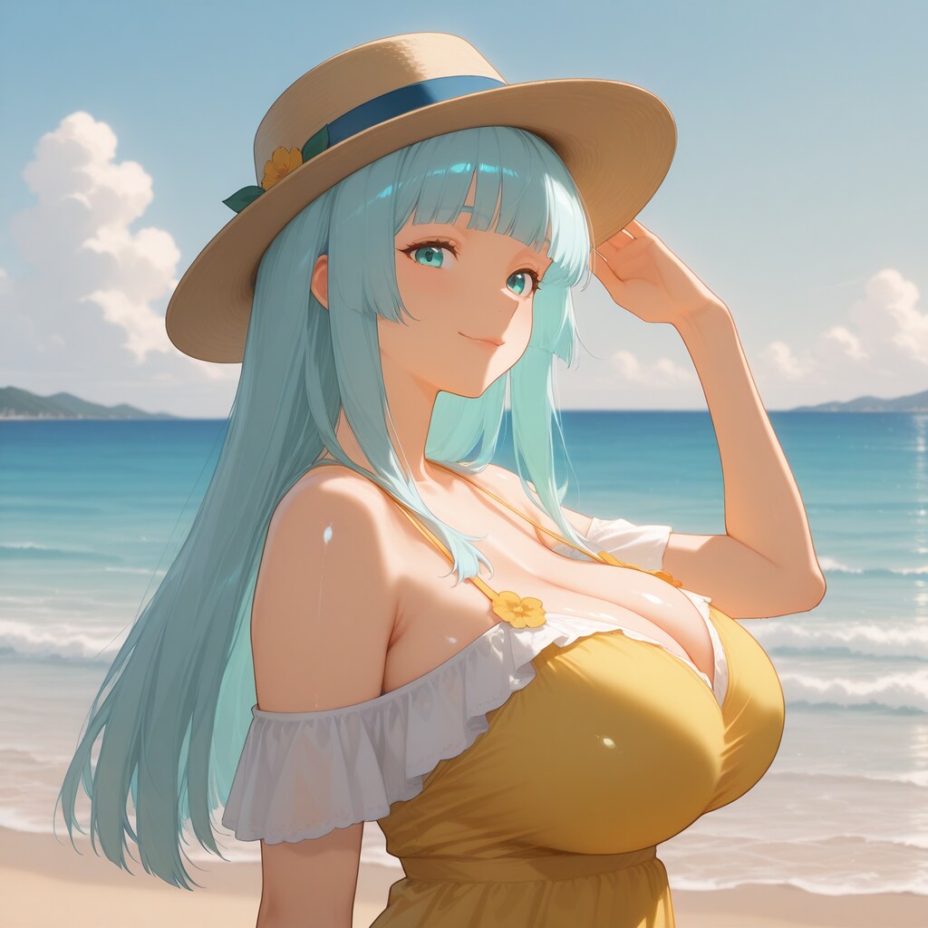 パステルカラーな髪の奈緒ちゃん