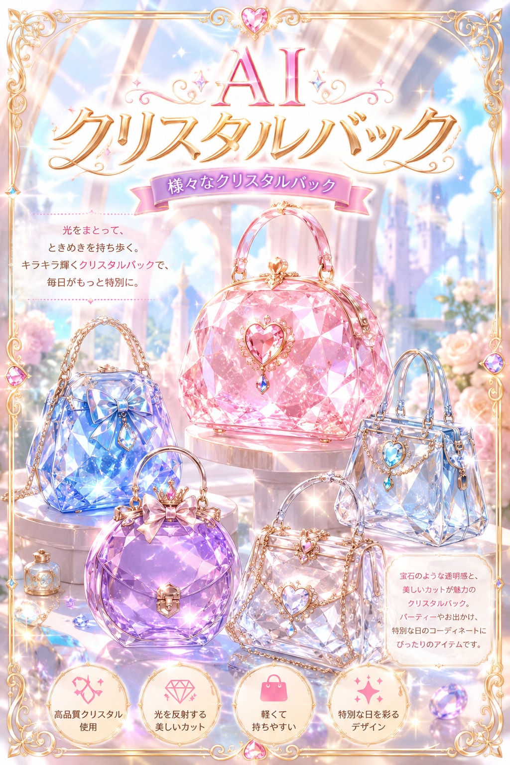 AIクリスタルバック