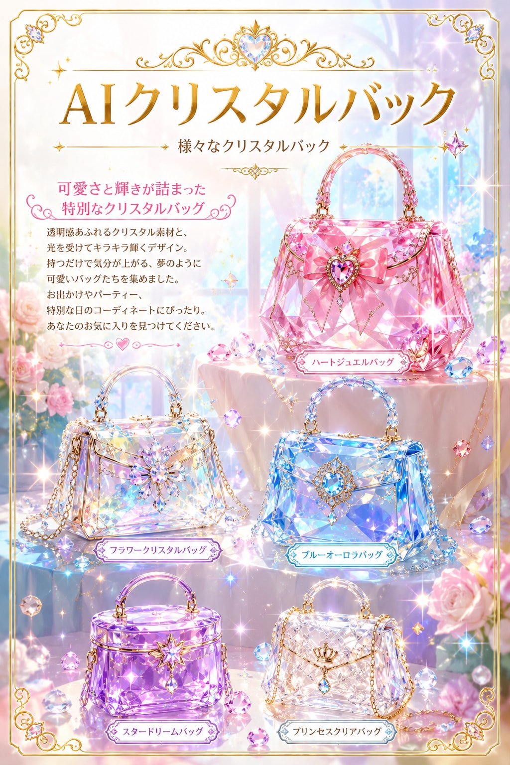 AIクリスタルバック