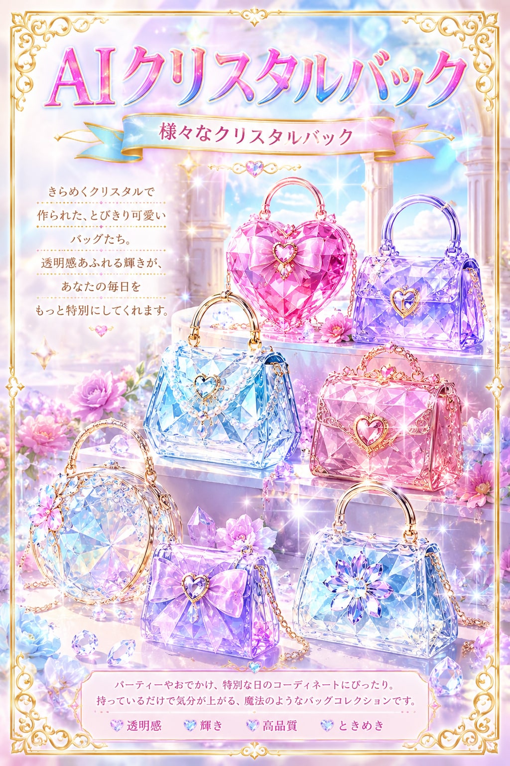AIクリスタルバック