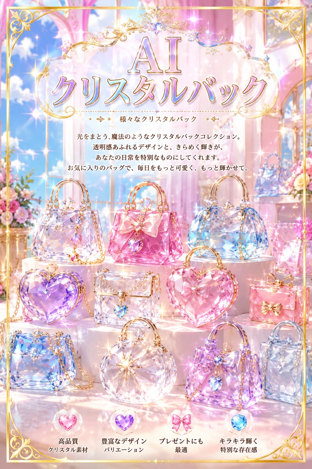 AIクリスタルバック
