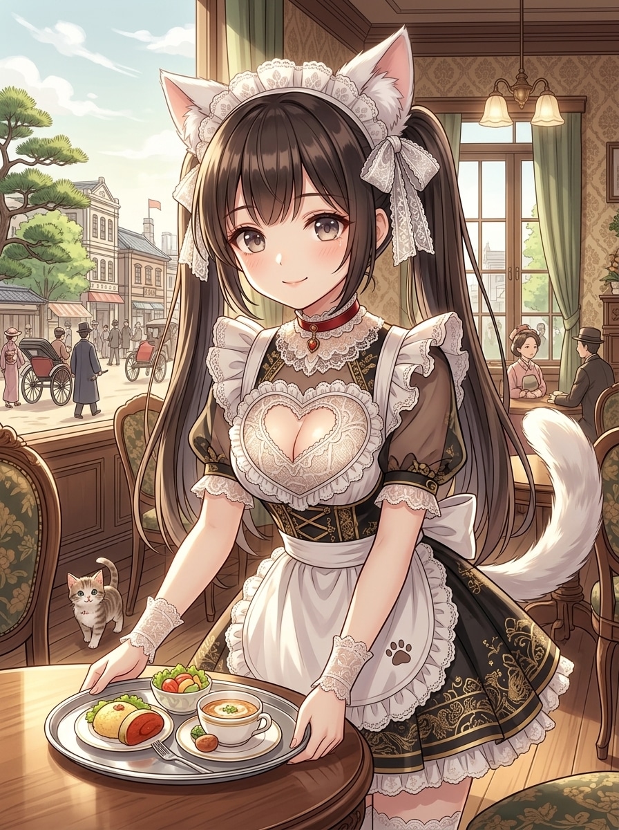 黒ツイにゃん