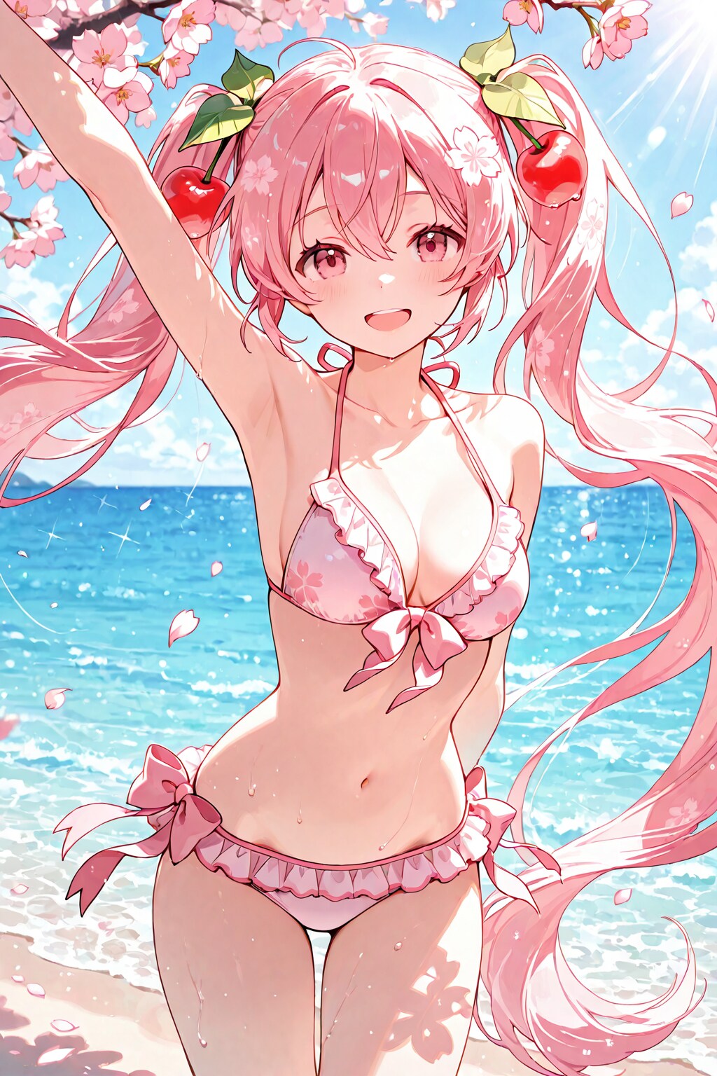 春水着桜ミク
