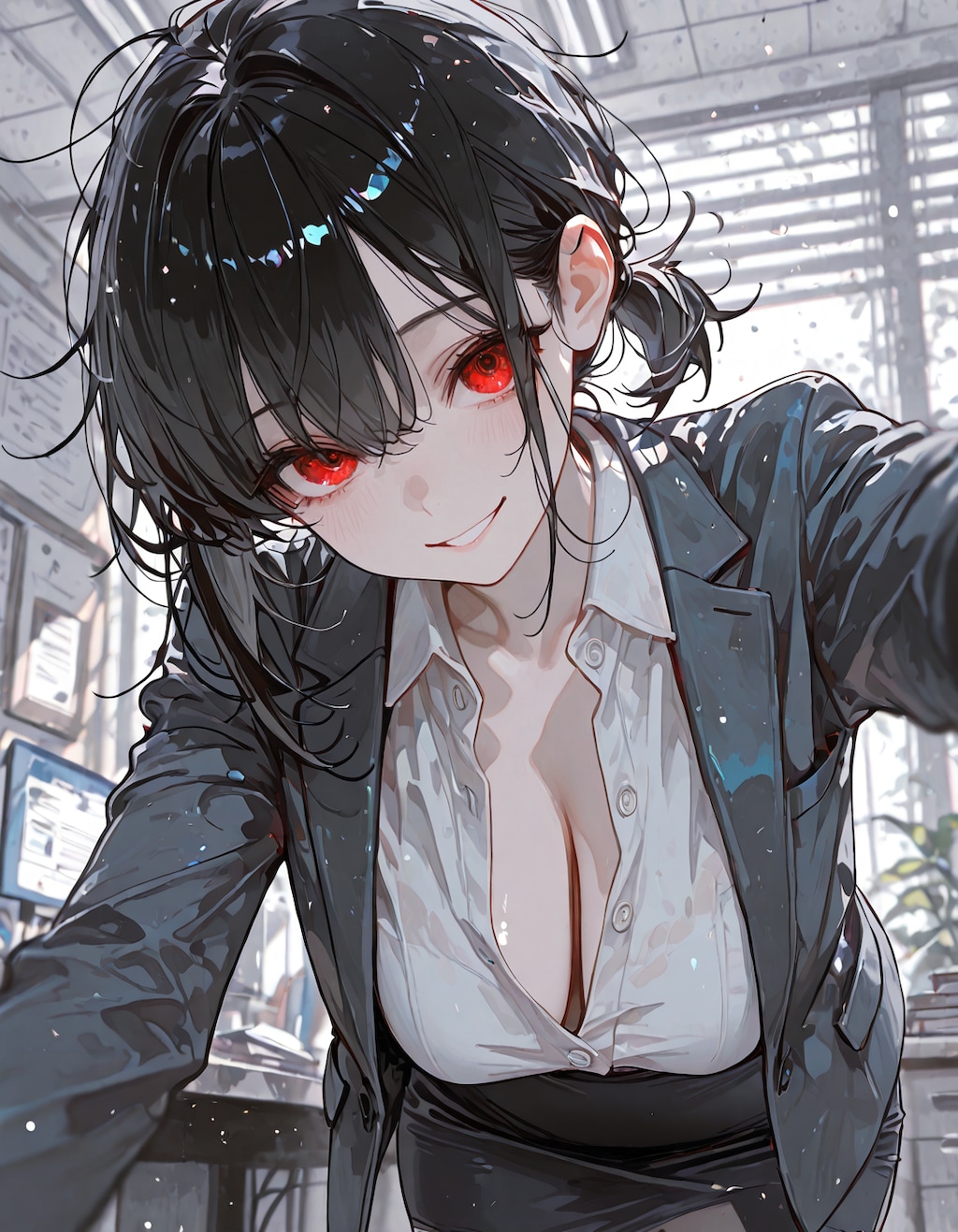 ショートポニテ