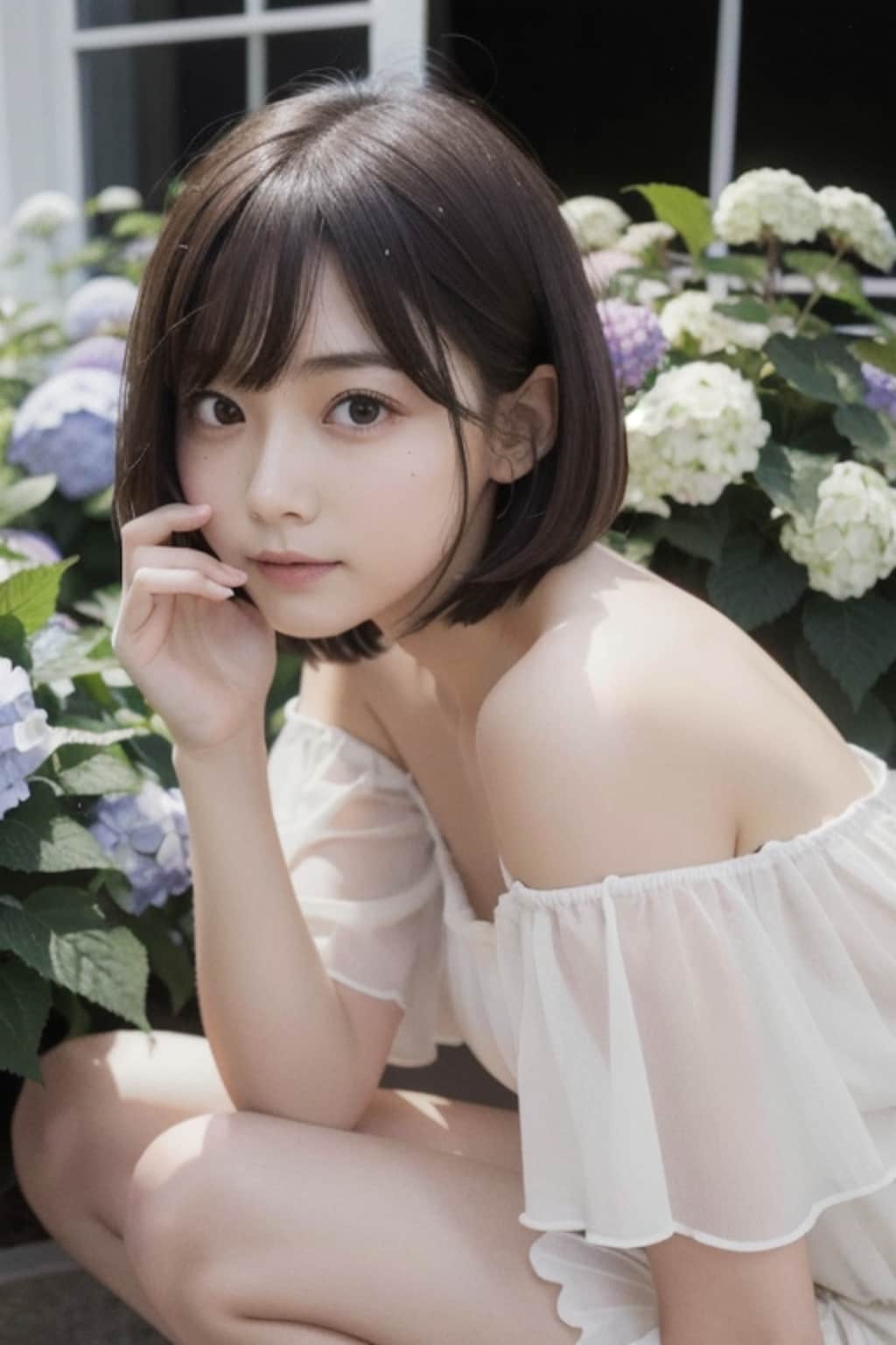 梅雨入り，紫陽花