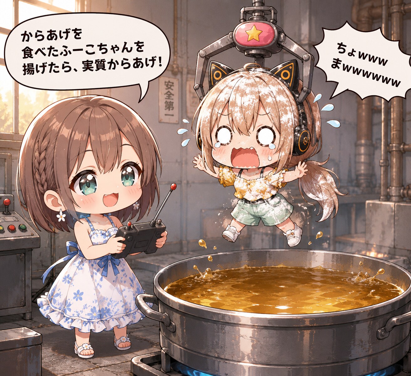 からあげちゃんに揚げられる